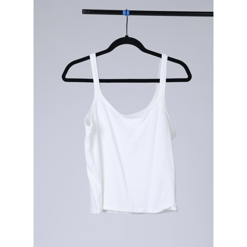 Reformation White Women’s Flat Tank Top